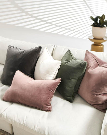 Lynette Velvet Preonze Cushion 40x60 - Republic Home - Cushion