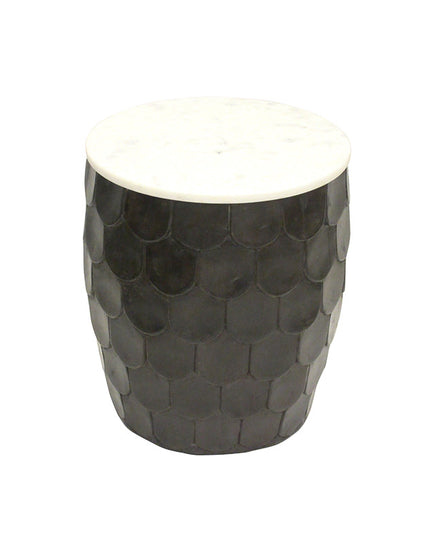 Scaled Side Table (Black) - Republic Home - Furniture