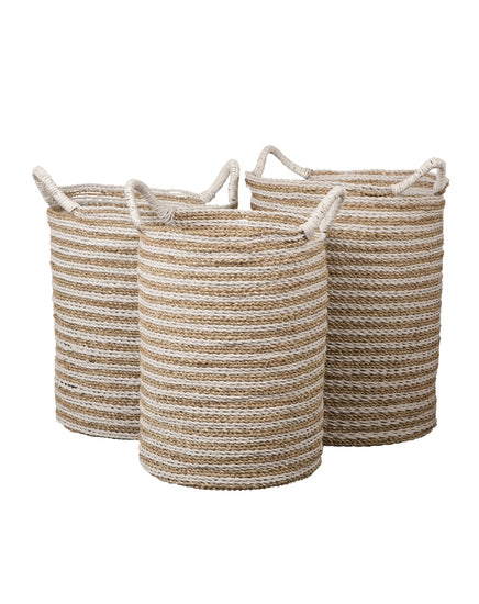 Round Seagrass Basket - Republic Home - Homewares