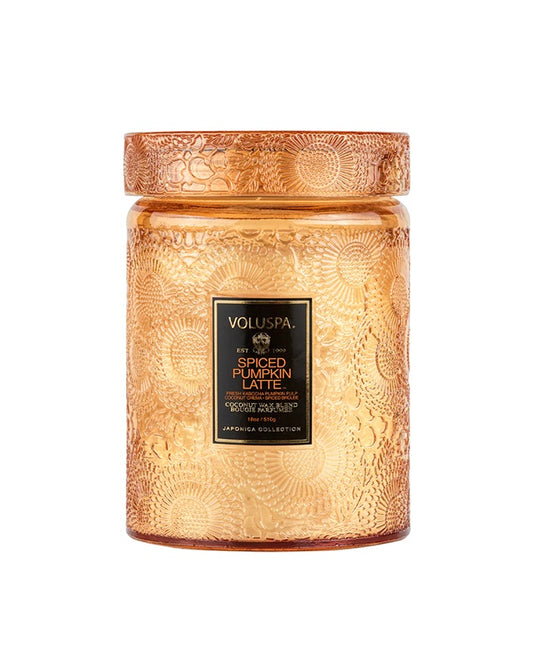 Voluspa Spiced Pumpkin Latte 100hr Candle