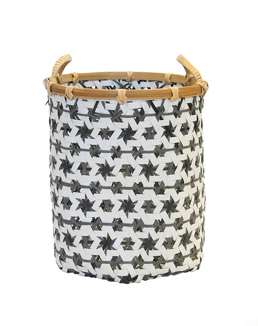 Strapping Basket - Black & White