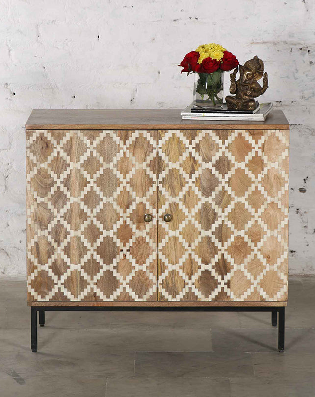 Sulivan Bone Inlay Cabinet - Republic Home - Furniture