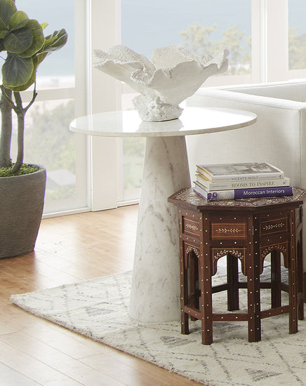 Agra Marble Accent Table - Republic Home - Furniture