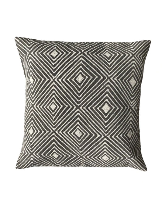 Tribal Charcoal Batik Cushion