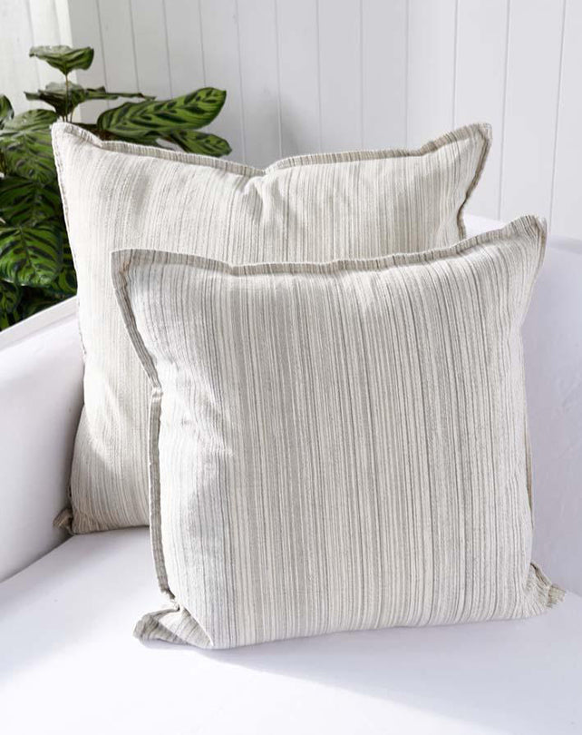 Vista Cushion - Sage/White Stripe 60x60