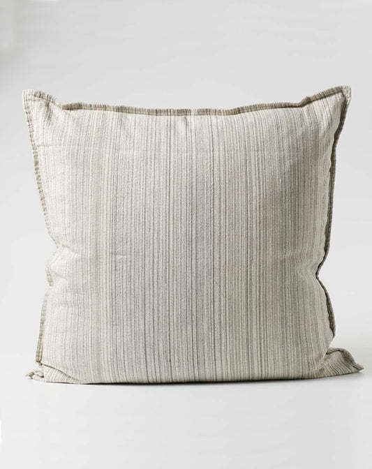 Vista Cushion - Sage/White Stripe 60x60