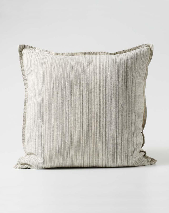 Vista Cushion - Sage/White Stripe 50x50