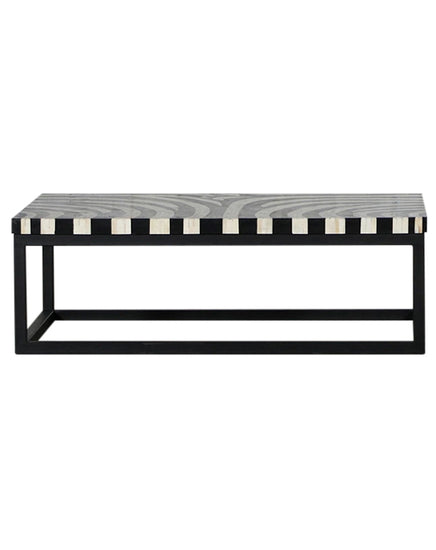 Zebra Bone Inlay Coffee Table - Republic Home - Furniture