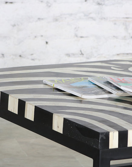 Zebra Bone Inlay Coffee Table - Republic Home - Furniture