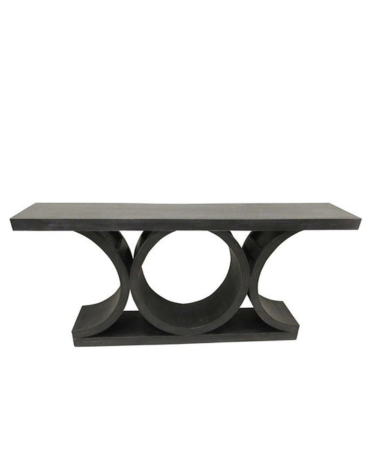 Lagerfield Console (Black) - Republic Home - Furniture
