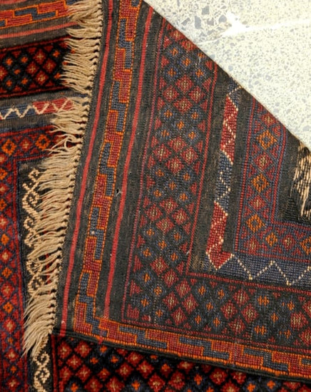 Afghan Kilim & Carpet 128x105cm - Rugs - Republic Home
