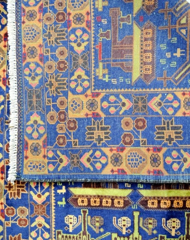 Afghan War Rug 192x110cm - Rugs - Republic Home