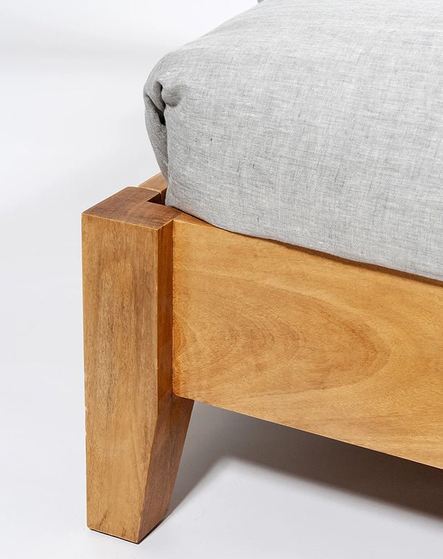 Amsterdam Leather Strap Bed - Furniture - Republic Home