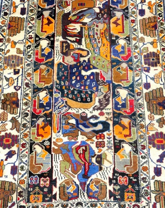 Balouch Herat Rug (Decoration) 198x118cm - Rugs - Republic Home