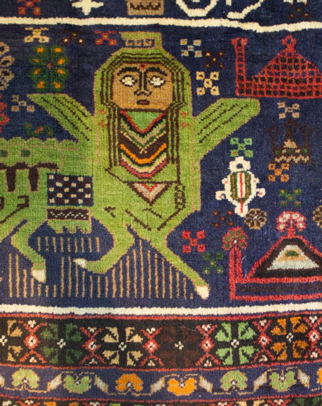 Balouch Herat War Rug 122x209cm - Rugs - Republic Home