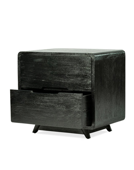 Penfold Bedside 2 Drawer - Republic Home - Furniture (Mike Black)