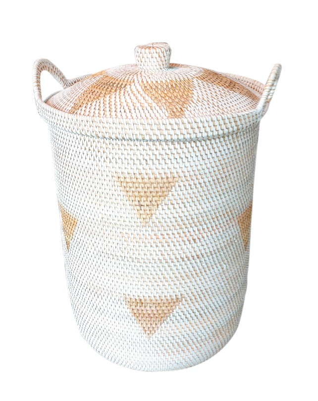 Tribal Motif Laundry Basket - Republic Home - Homewares