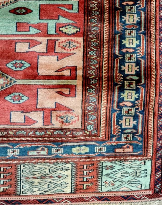 Caucasian 5 Medallion Rug 144x104cm - Rugs - Republic Home
