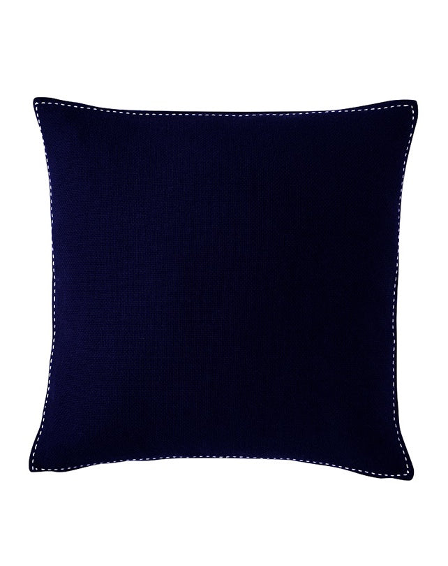 Stitch Cushion Navy Blue 50x50 - Republic Home - Cushion