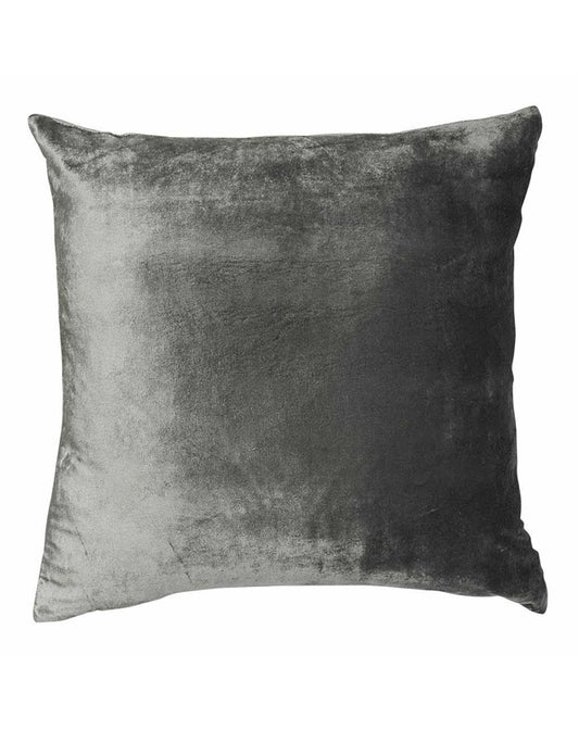 Precious Velvet Cushion 60x60 - Metallic Pewter - Republic Home - Cushion