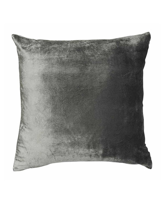 Precious Velvet Cushion 50x50 - Metallic Pewter - Republic Home - Cushion