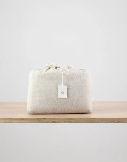 European Linen Sheet Set — Omni Natural - Bed Sheets - Republic Home