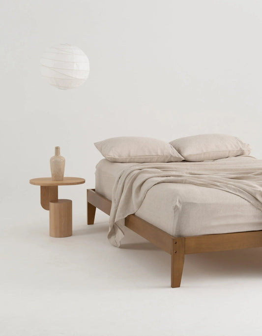European Linen Sheet Set — Omni Natural - Bed Sheets - Republic Home