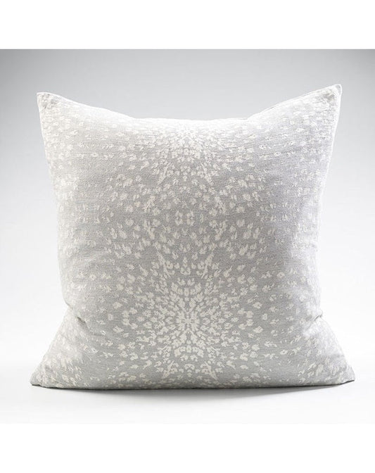 Glacier Reversible Cushion - Silver Grey/White 50x50 - Cushion - Republic Home