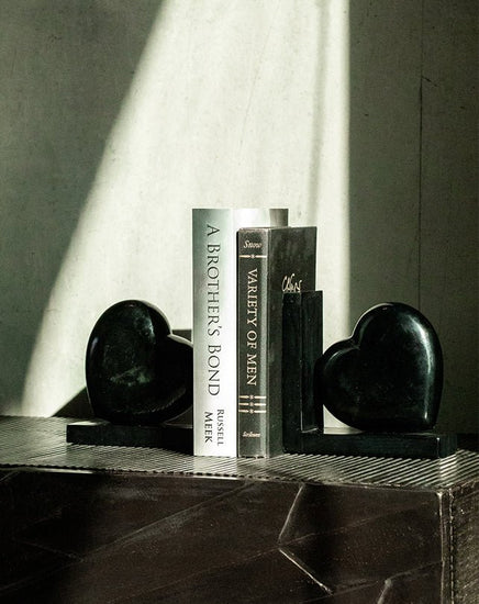 Heart Shaped Bookend Pair - Homewares - Republic Home