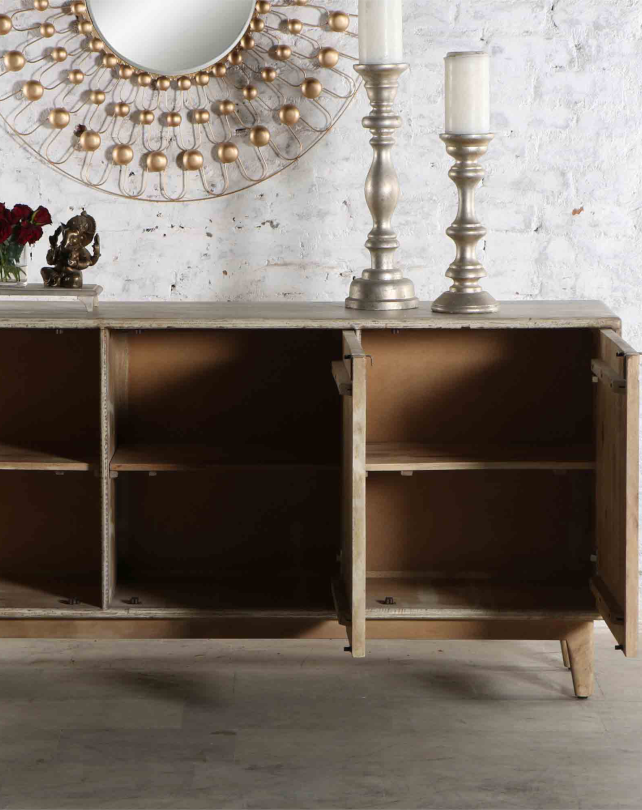 Jannat Carved Cabinet - Republic Home - Furniture