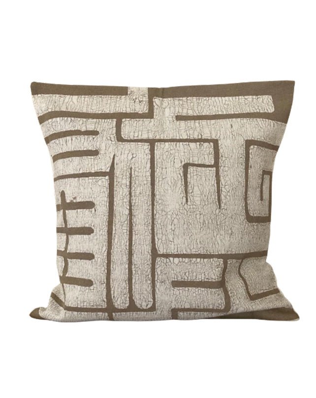 Kuba Wilderness Batik Cushion - Cushion - Republic Home