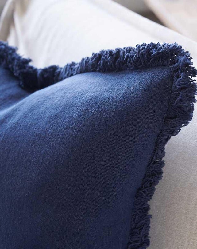 Luca Boho Navy Cushion 60x60 - Cushion - Republic Home