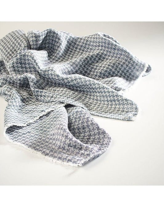 Ordonne Linen Throw - Navy 200x150 - Homewares - Republic Home