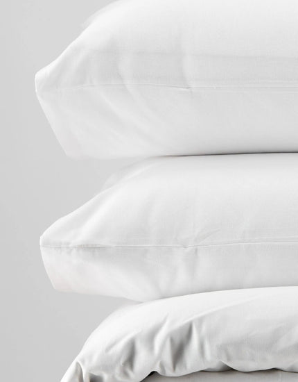 Organic Cotton Duvet Cover Set — White - Duvet Cover - Republic Home