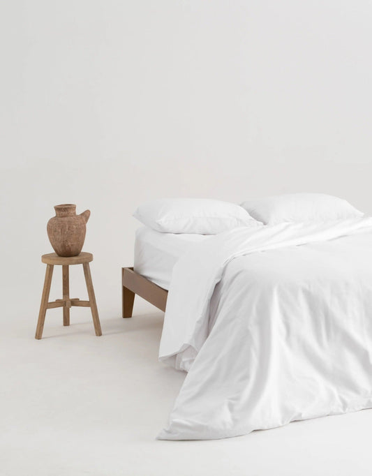 Organic Cotton Duvet Cover Set — White - Duvet Cover - Republic Home