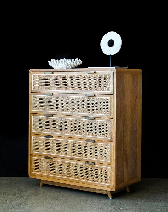 Romeo Chest 5 Drawers - Furniture - Republic Home
