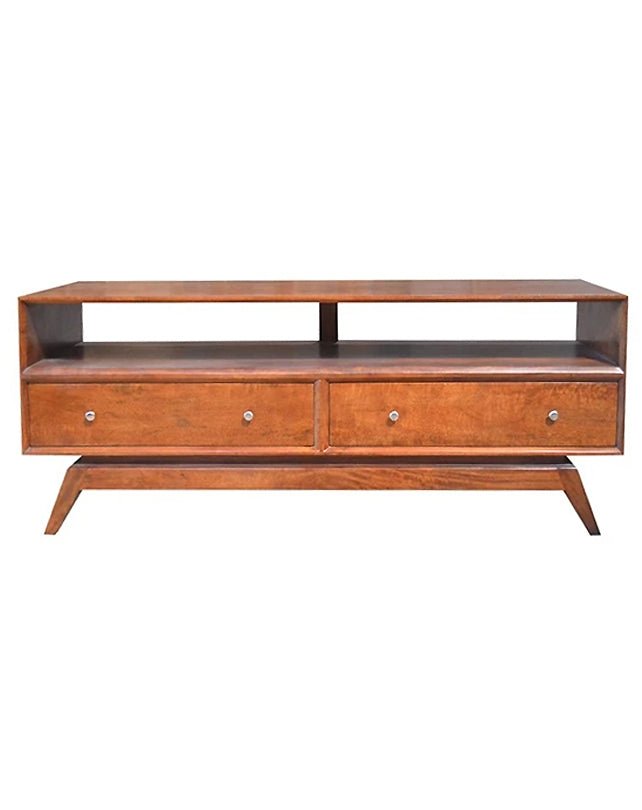 Sari Entertainment Unit 2 Drw Open Shelf - Furniture - Republic Home