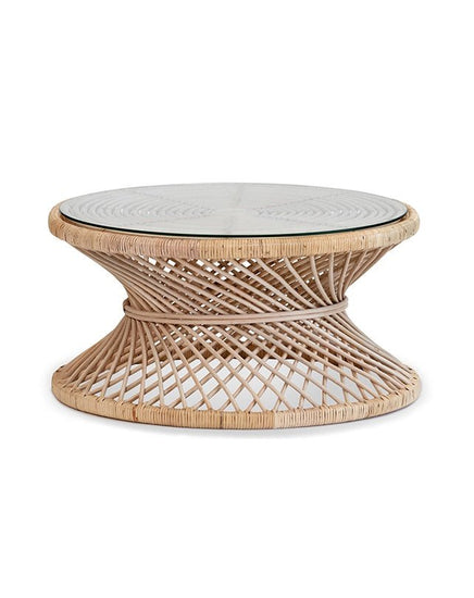 Savoy Coffee Table w/Glass - Furniture - Republic Home
