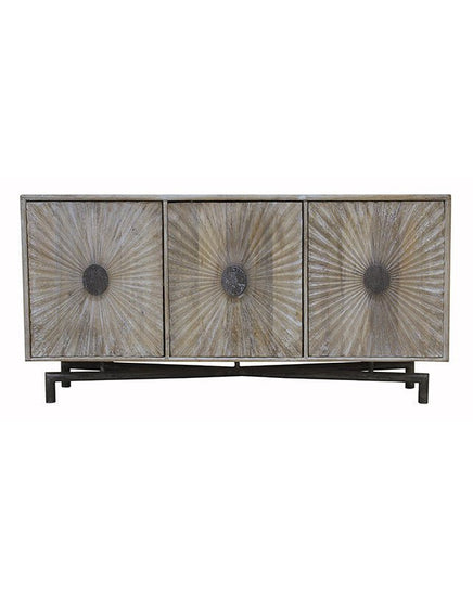 Sunburst 3 Dr Credenza - Furniture - Republic Home