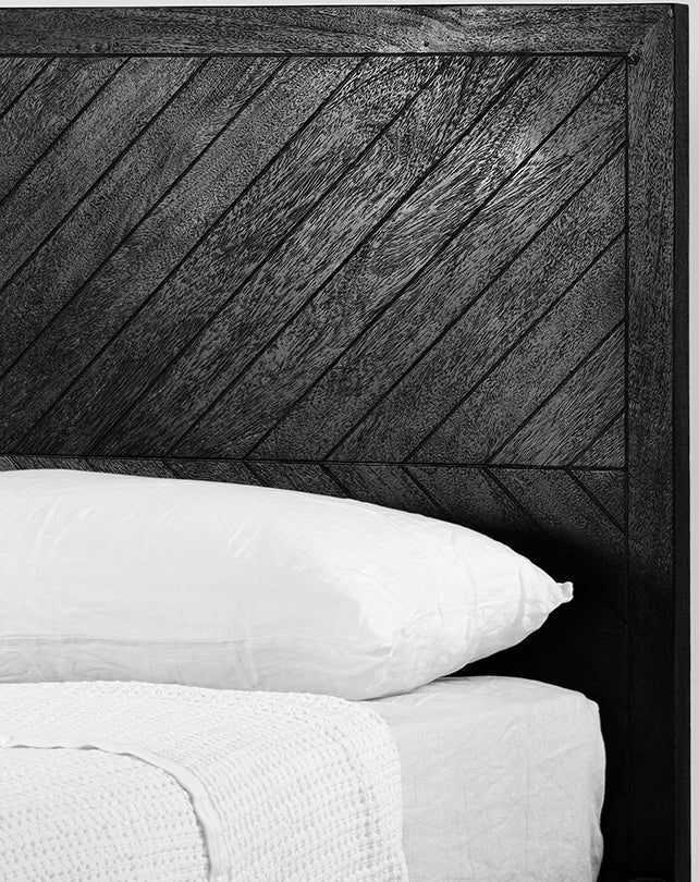 Tapestry Bed (Black) - Furniture - Republic Home