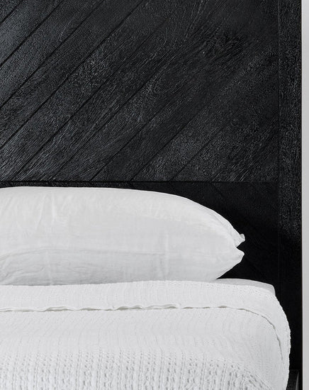 Tapestry Bed (Black) - Furniture - Republic Home