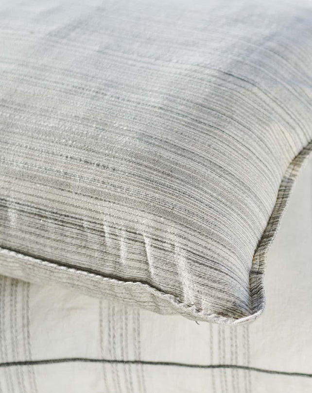 Vista Cushion - Sage/White Stripe 50x50 - Cushion - Republic Home