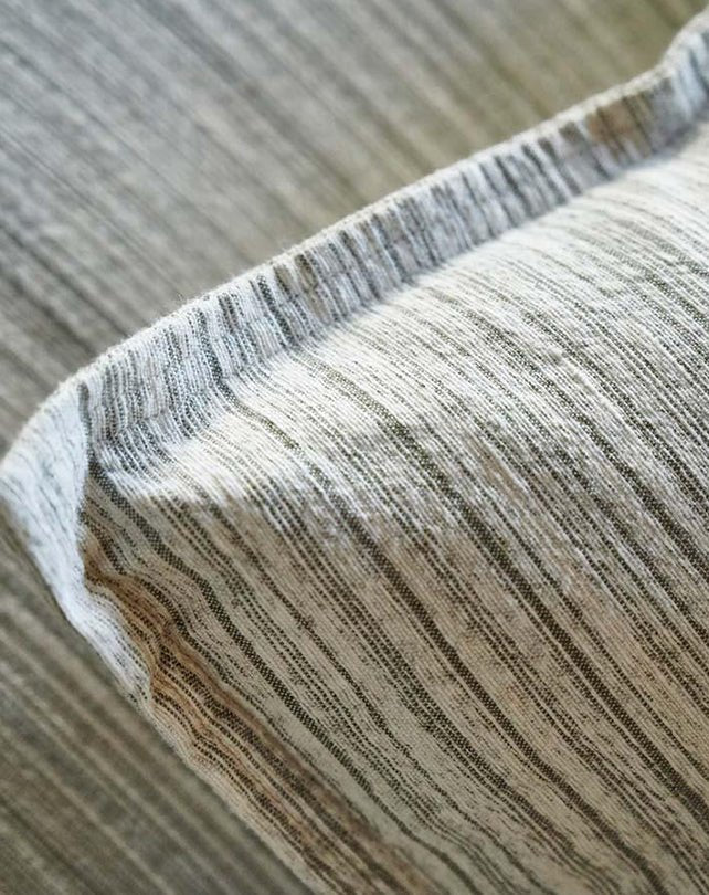 Vista Cushion - Sage/White Stripe 50x50 - Cushion - Republic Home