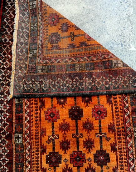 Zabol Burnt Orange Rug 231 x 100cm - Rugs - Republic Home