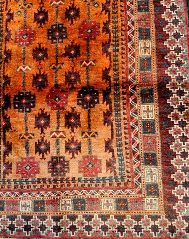 Zabol Burnt Orange Rug 231 x 100cm - Rugs - Republic Home